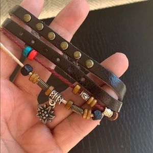Leather bracelet